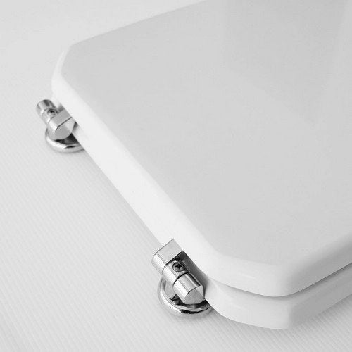 Copriwater compatibile per WC Globo vaso Royal forma 10 Bianco