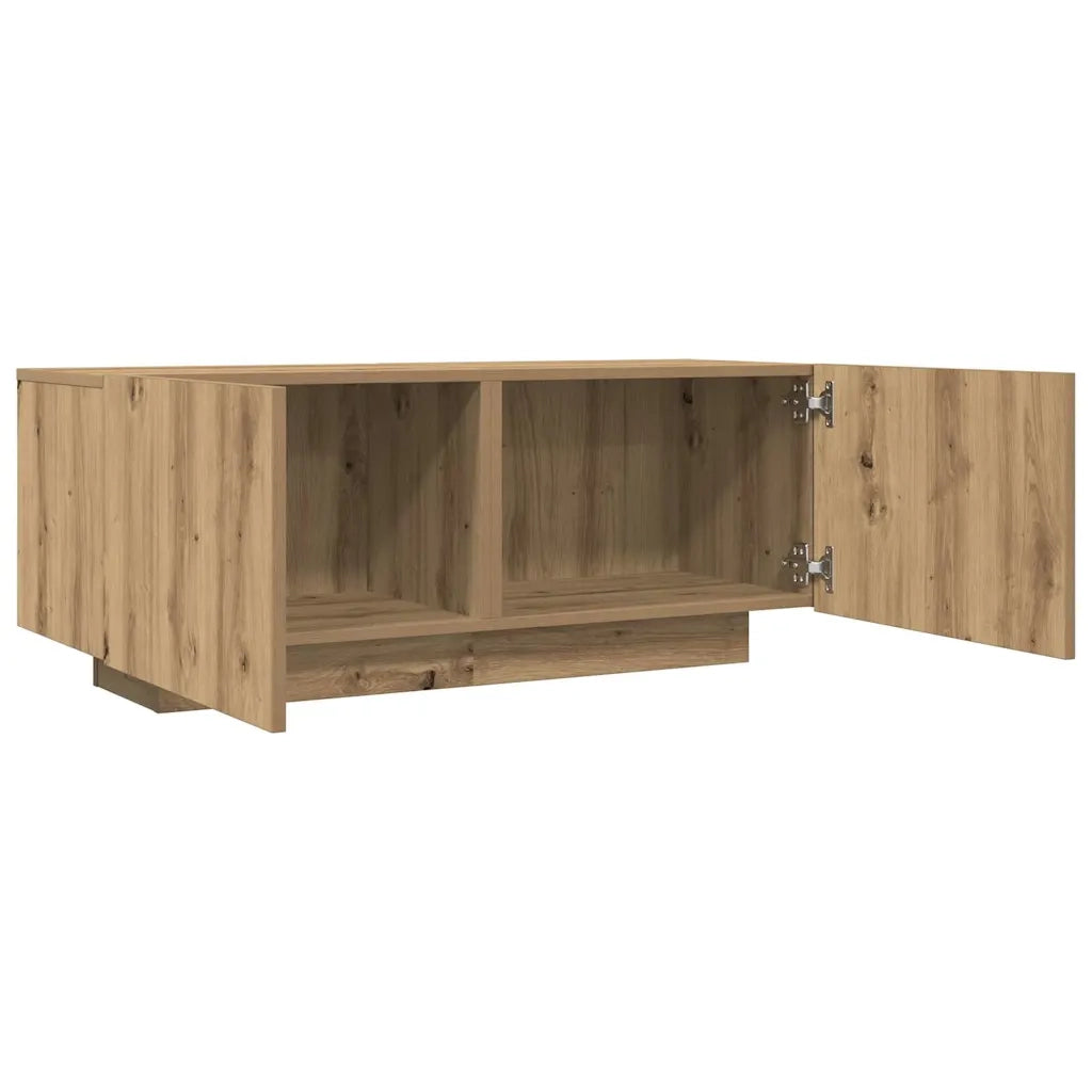 Mobile Porta TV Rovere Artigianale 100x35x40 cm in Truciolato
