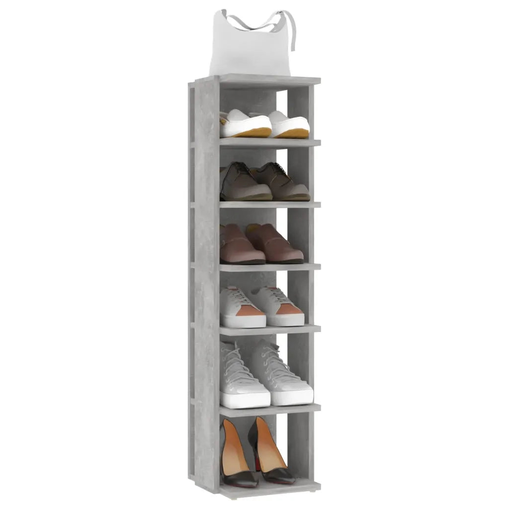 Scarpiere 2 pz Grigio Cemento 25x27x102 cm cod mxl 69873