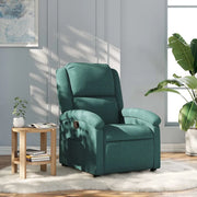 Divano Sedia-Poltrona Reclinabile in Tessuto Verde Scuro 455720
