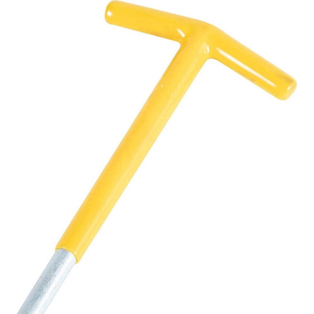 Trade Shop - Chiave Candela Snodata 50cm Diametro 16 Mm Manutenzione Auto Impugnatura Gommata -