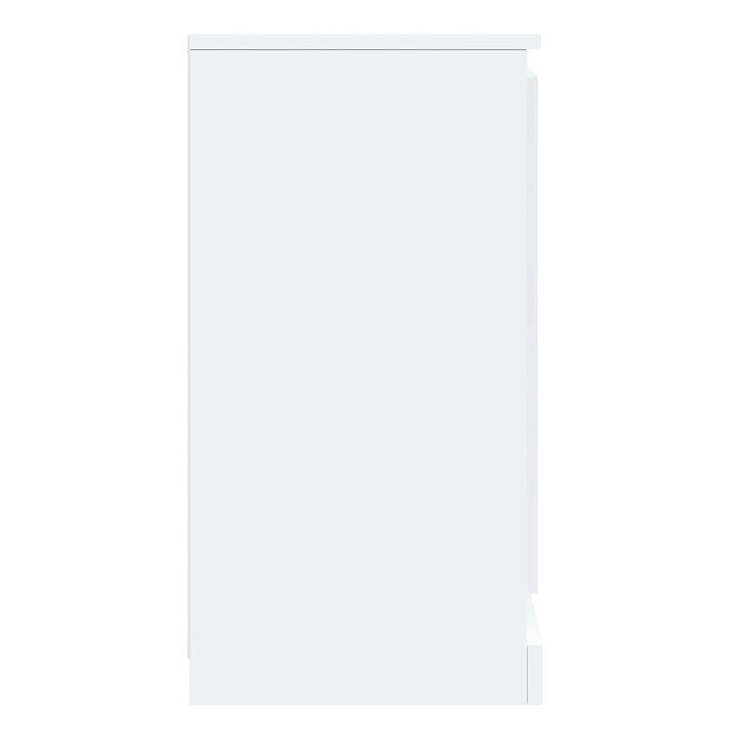 Buffet credenza cassettiera mobiletto mobile contenitore organizer per cucina soggiorno salotto 37,5 x 35,5 x 67,5 cm legno ingegnerizzato bianco 02_0030291