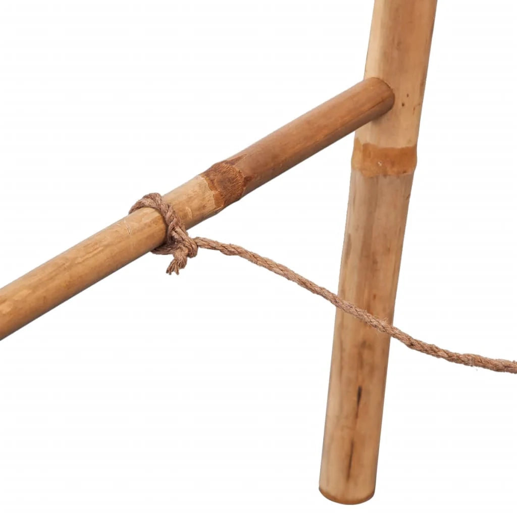 Portasciugamani doppio con 5 barre 50 x 160 cm bambù 02_0001642