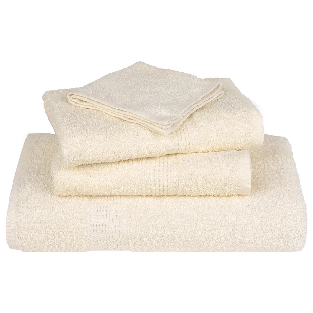 Asciugamani FROGN 10 pz Crema 30x30 cm 360 g/m² 136994