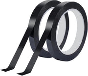 Tappetino Isolante - 2 Rotoli 10mm x 66m - Nero - Autoadesivo per Whiteboard, Etichetta e Decorazione