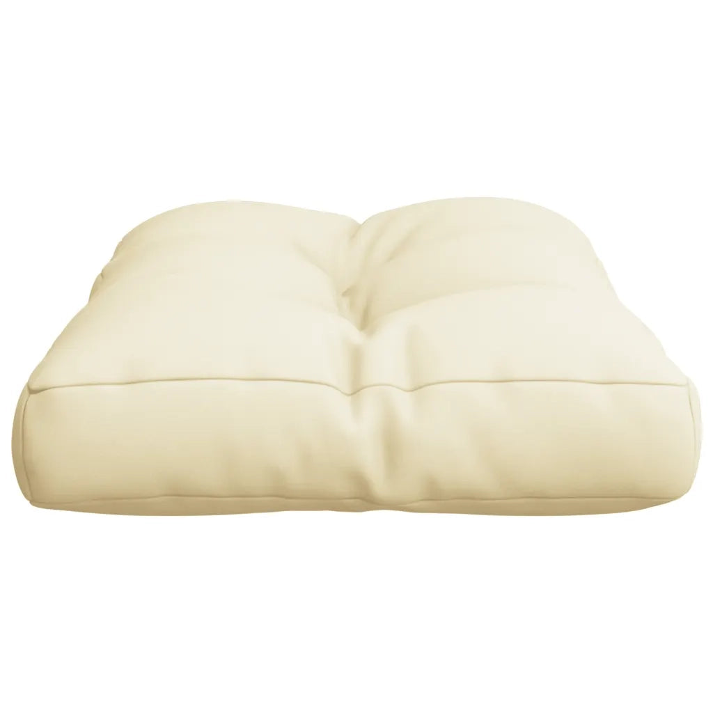 Cuscino per Pallet Crema 60x40x12 cm in Tessuto