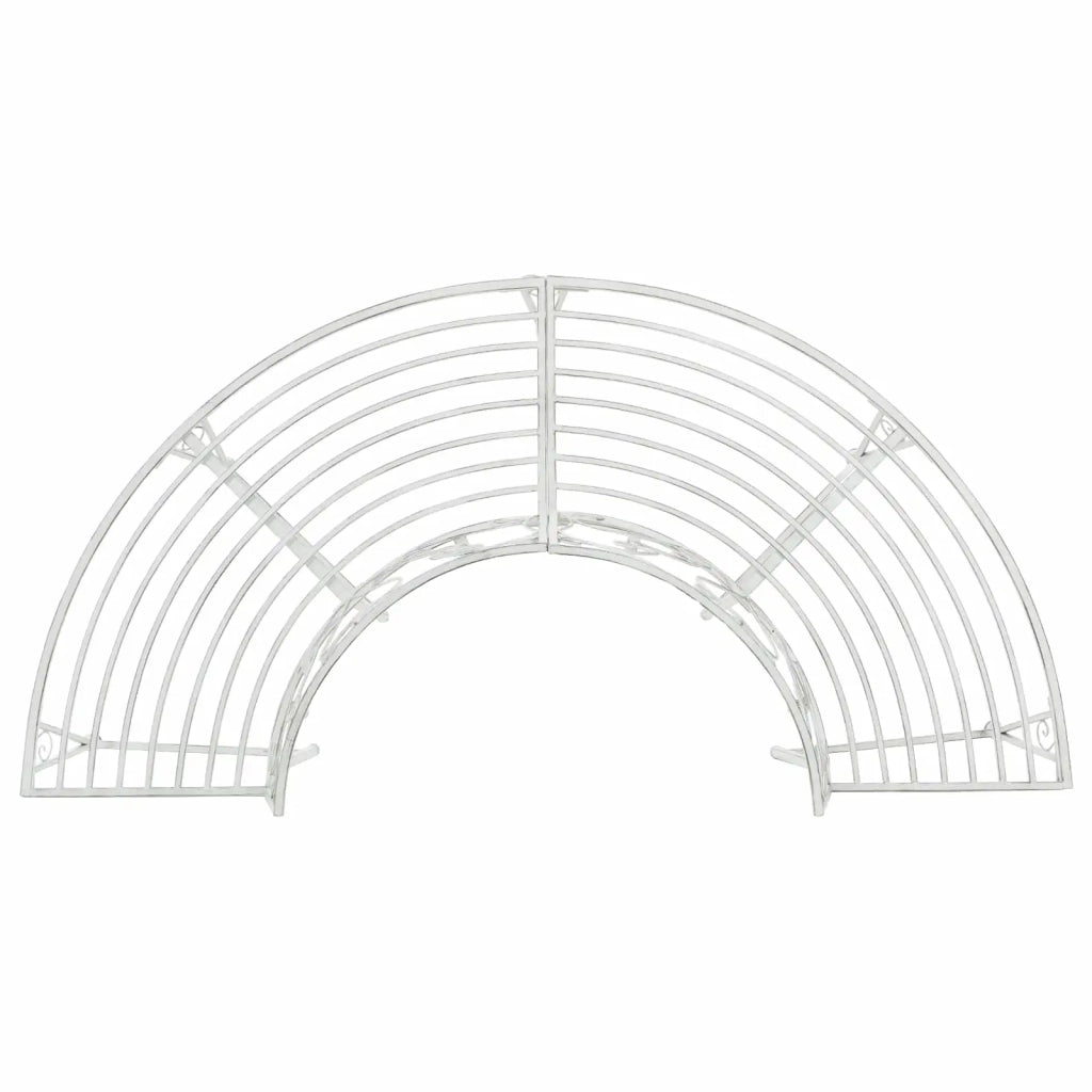 Panchina per Alberi 4-Numero di posti 160 x 80 x 89 cm Acciaio 42029536