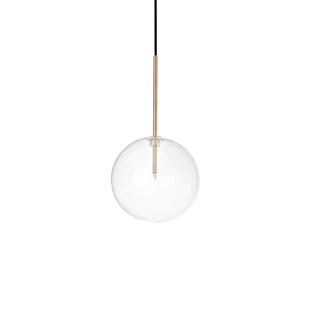Sospensione Contemporanea Equinoxe Metallo Ottone 1 Luce 2W 3000K D20Cm
