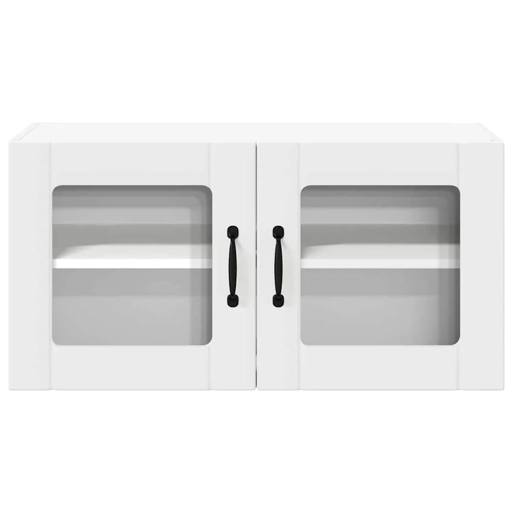 Mobile da cucina moderno con pratico spazio contenitivo 80 x 31 x 40 cm legno composito bianco 02_0053963