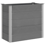 Fioriere | Cassetta per fiori | Letto Rialzato da Giardino in WPC 100x50x91 cm Grigio