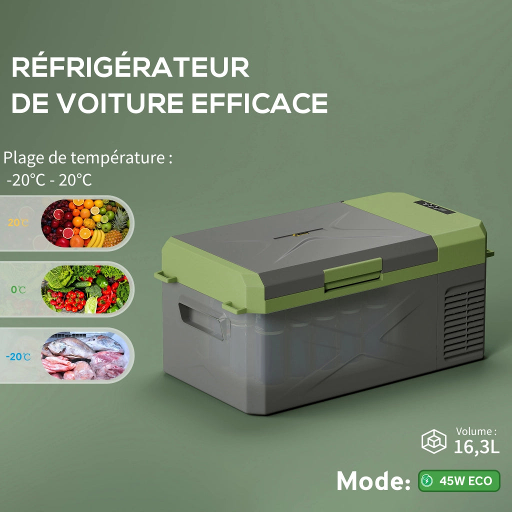 Frigorifero portatile 16,3L ¨C zephmum ¨C 12/24V grigio
