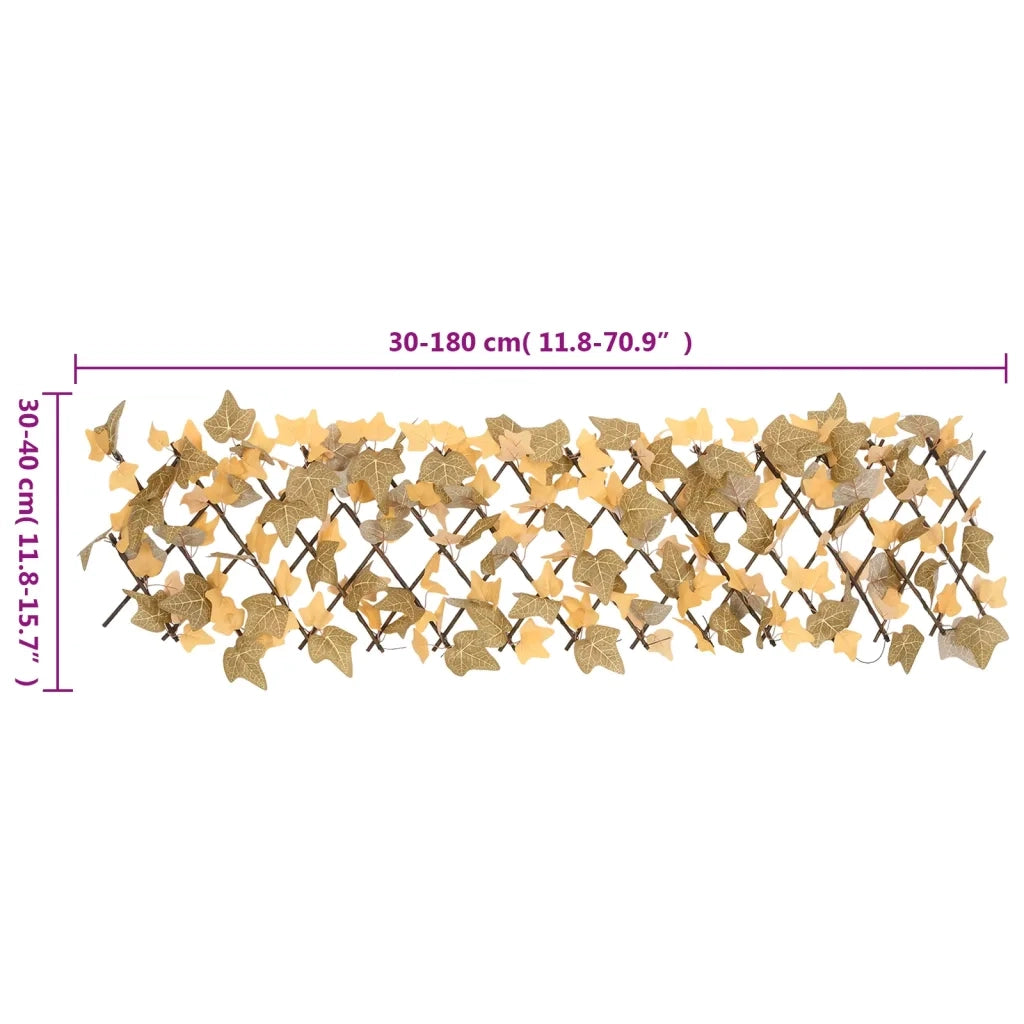 Traliccio Acero Artificiale Espandibile Arancione 5 pz 180x30 cm CFW4906984