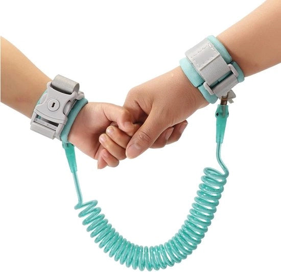 Raggruppamento per bambini con cinturino regolabile con chiusura | 150 cm - verde | adatto per bambini piccoli