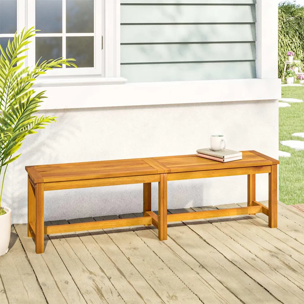 Panchina da Giardino | Panca da Giardino 150x35x45 cm in Legno Massello di Acacia