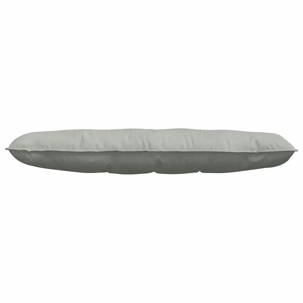 Cuscino per Schiena Grigio chiaro 140 x 50 cm Tessuto in Cords