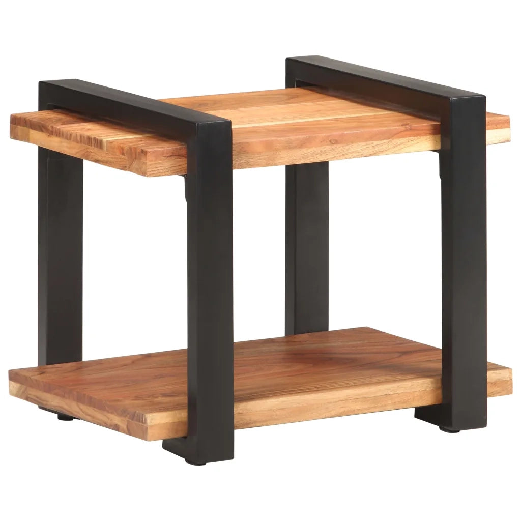 Comodino 50x40x40 cm in Legno Massello di Acacia cod mxl 30059