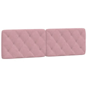 Cuscino Testiera Rosa 160 cm in Velluto CFW1511687