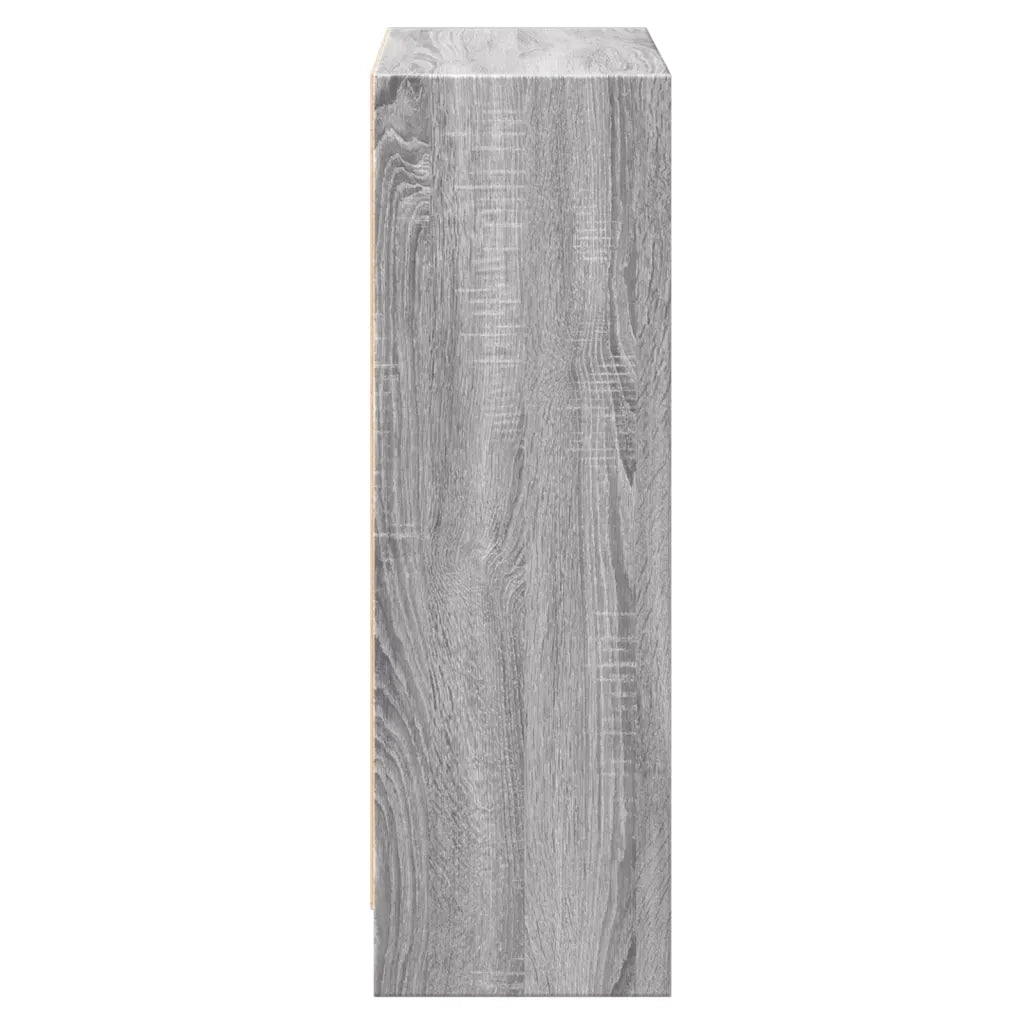 Libreria Grigio Sonoma 60x24x76 cm in Legno Multistrato 815085