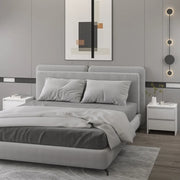 Comodino Bianco 45x34,5x44,5 cm in Legno Ingegnerizzato cod mxl 31149
