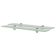 Mensole Galleggianti 2 pz in Vetro 60x10 cm 8 mm cod mxl 33595