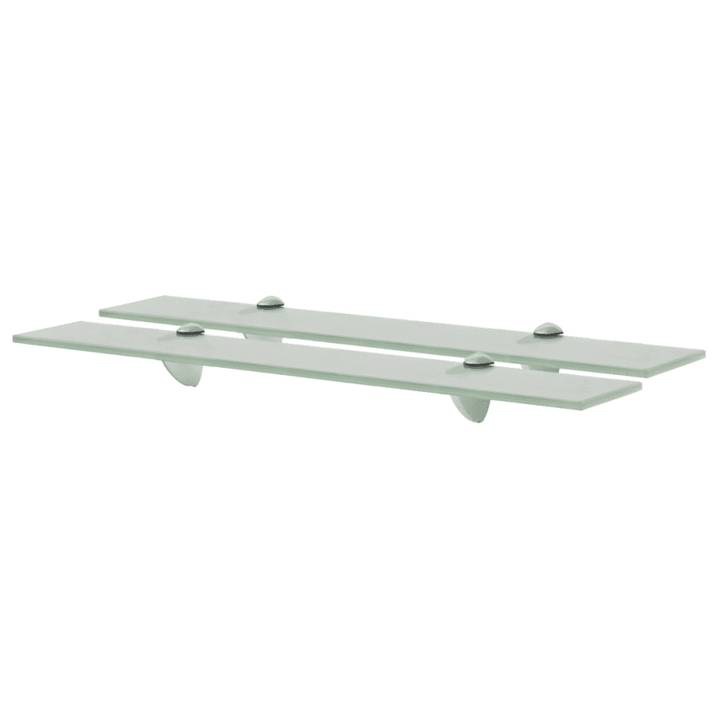 Mensole Galleggianti 2 pz in Vetro 60x10 cm 8 mm cod mxl 33595