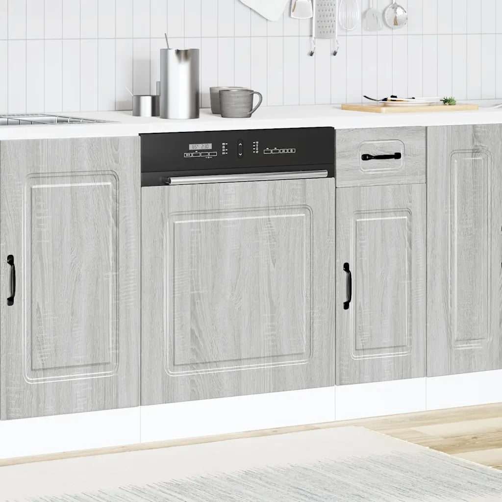 Pannello Lavastoviglie Kalmar Grigio Sonoma 60x1,5x57 cm