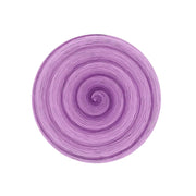 Piatto piano mauve Memento Table in ceramica dipinta a mano Ø 27,5 cm