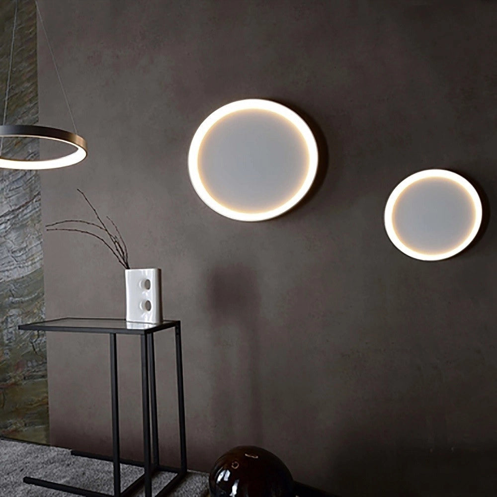 Trade Shop - Plafoniera Moderna Tonda Led Cct 42w 3000k 4000k Luce Soffitto Lampada Muro 58cm -