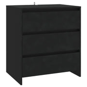 Buffet credenza cassettiera armadio mobile contenitore organizer per cucina soggiorno salotto 70 x 41 x 75 cm legno ingegnerizzato nero 02_0036114