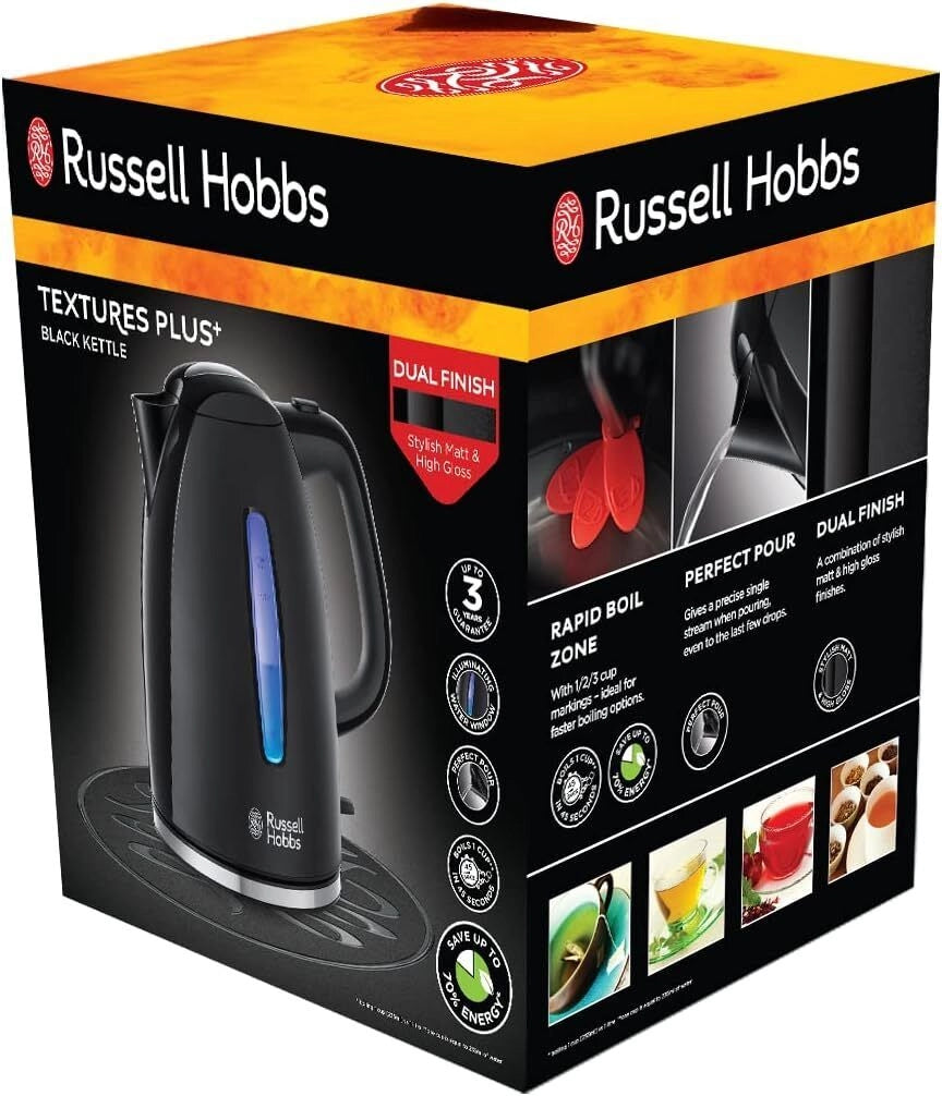 Russell Hobbs 22591-70 bollitore elettrico 1,7 L 2400 W Nero