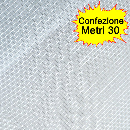 Rete zanzariera in alluminio altezza cm 60 lunghezza metri 30
