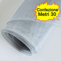 Rete zanzariera in alluminio altezza cm 150 lunghezza metri 30
