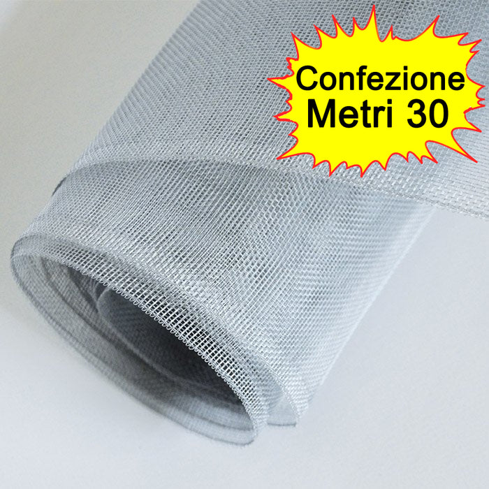 Rete zanzariera in alluminio altezza cm 150 lunghezza metri 30