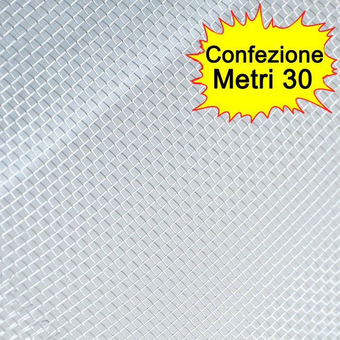 Rete zanzariera in alluminio altezza cm 150 lunghezza metri 30