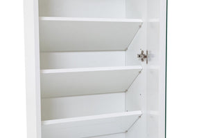 Scarpiera Libreria 5 Ripiani in Melaminico 88,5x25x160cm TFT Sc Bianca Specchio