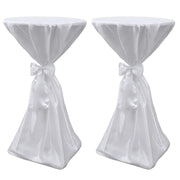 Copritavolo Bianco 60 cm con Fettuccia 2 pezzicod mxl 73345
