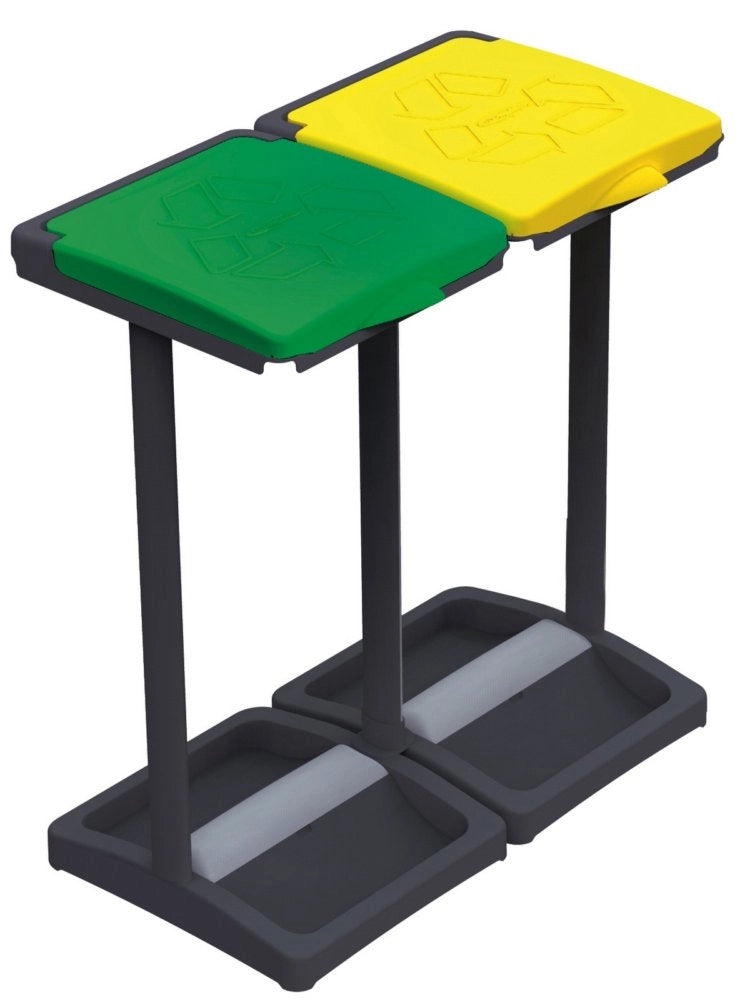1pz pattumiera portasacchi a due coperchi cod:ferx.93090