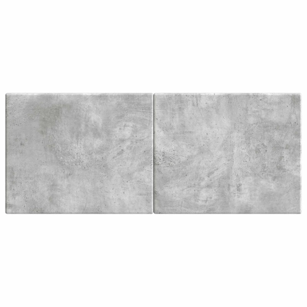 Testiera da Muro BREDA Grigio Cemento Legno ingegnerizzato 897628
