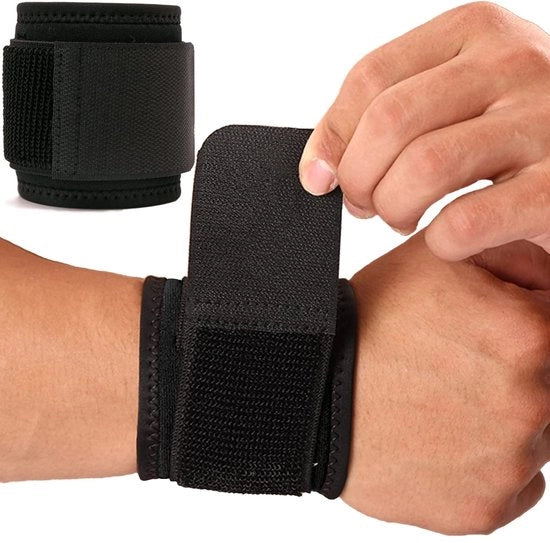 Polsbandaggi unisex in doppio pacchetto - flessibili, regolabili, multiformi - ideali per sollevamento pesi, fitness e polso varicoso