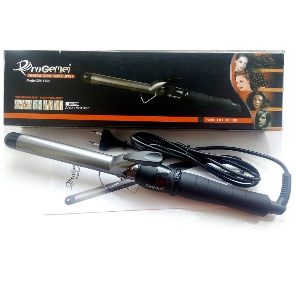 Trade Shop - Piastra Arricciacapelli Professionale In Ceramica Tormalina Gm-1890 Termostato -