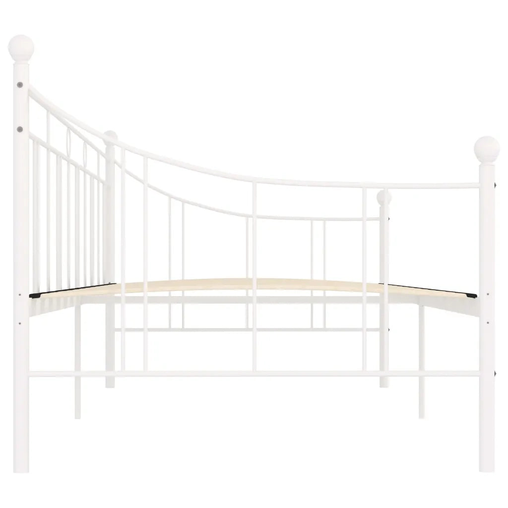 Telaio Divano Letto Bianco in Metallo 90x200 cm cod mxl 47817