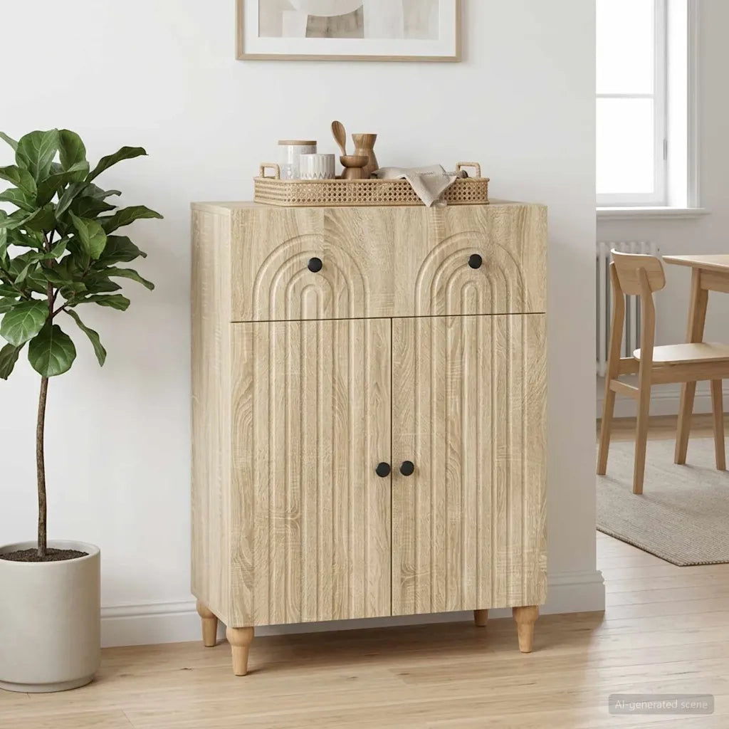 Credenza Rovere Sonoma 66 x 34,5 x 90 cm Legno ingegnerizzato 894177