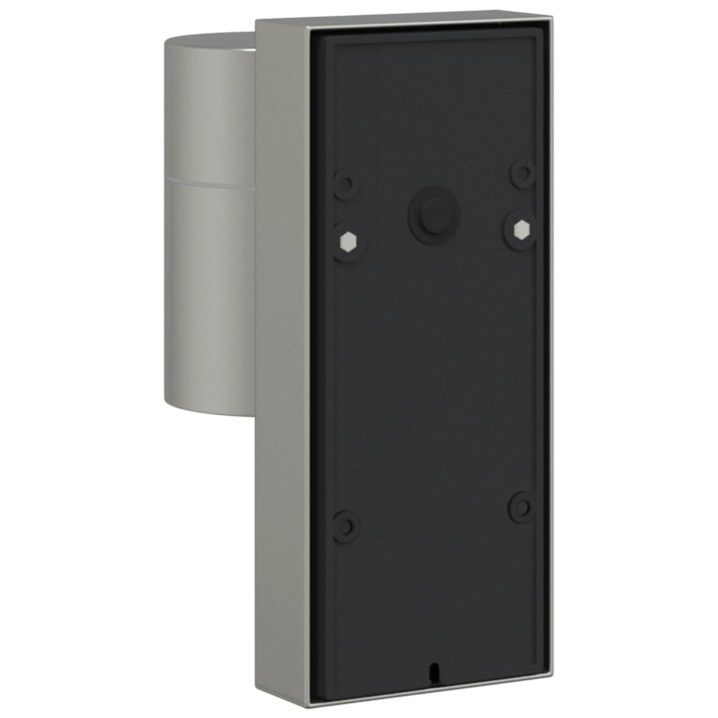 Luce da parete esterna con sensore Acciaio inox IP44