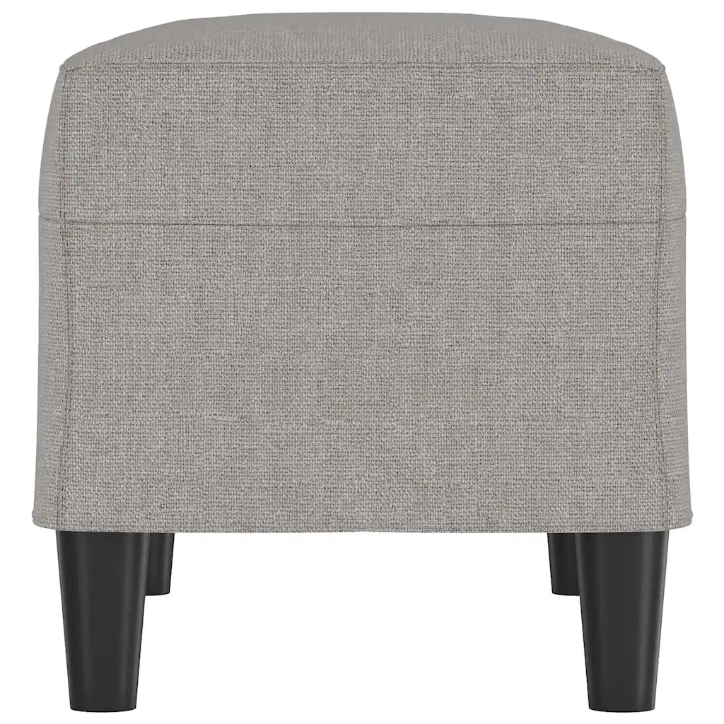 Panca Grigio chiaro 70x35x41 cm in Tessuto