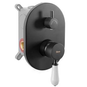 Set Doccia Da Incasso Rea Serra Black + Box