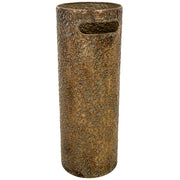 Portombrelli in metallo dorato 20,5x20,5x55h cm