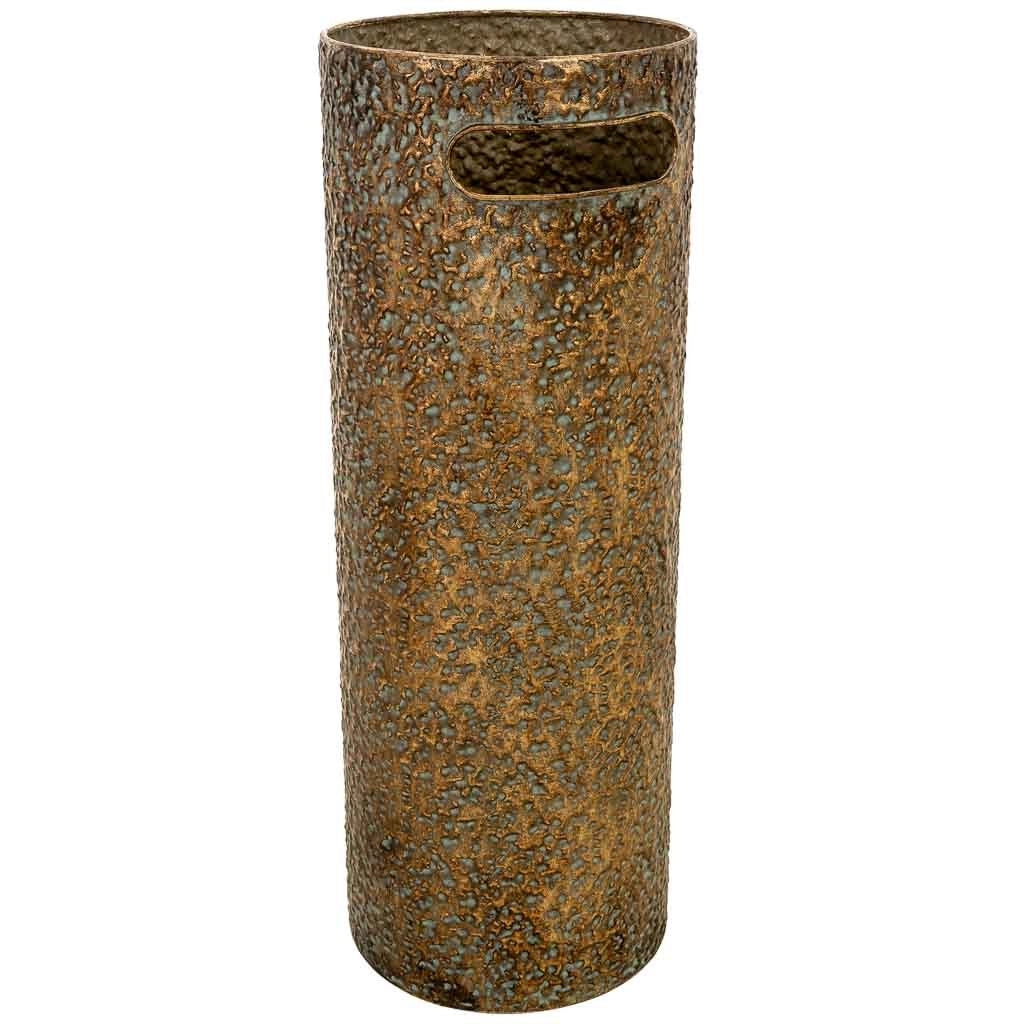 Portombrelli in metallo dorato 20,5x20,5x55h cm