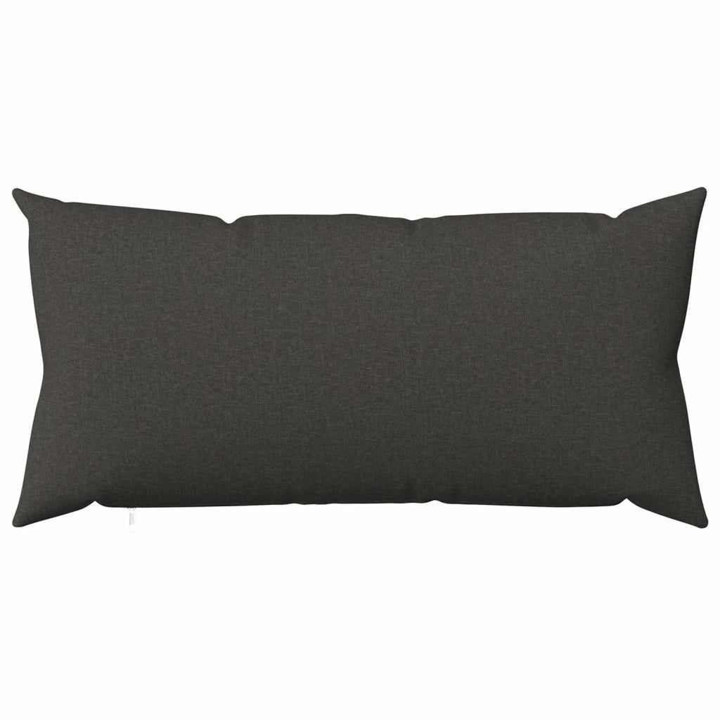Federa 2 pz HEERLEN Grigio Scuro 40 x 70 cm Tessuto 909441
