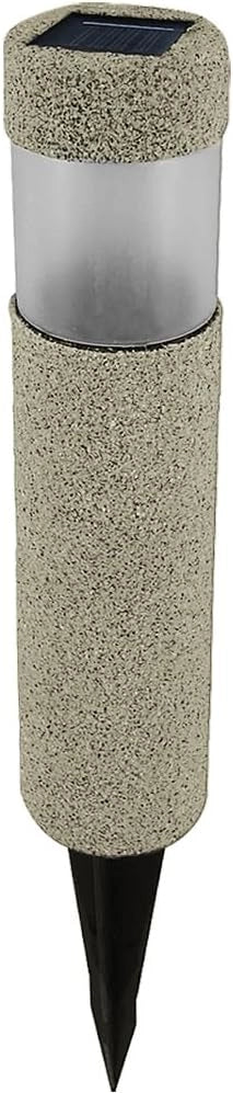 Deuba® Lampada Solare da Esterno Set da 12 LED Protezione IP44 Sensore Crepuscolare Luce Sentiero Balcone Giardino