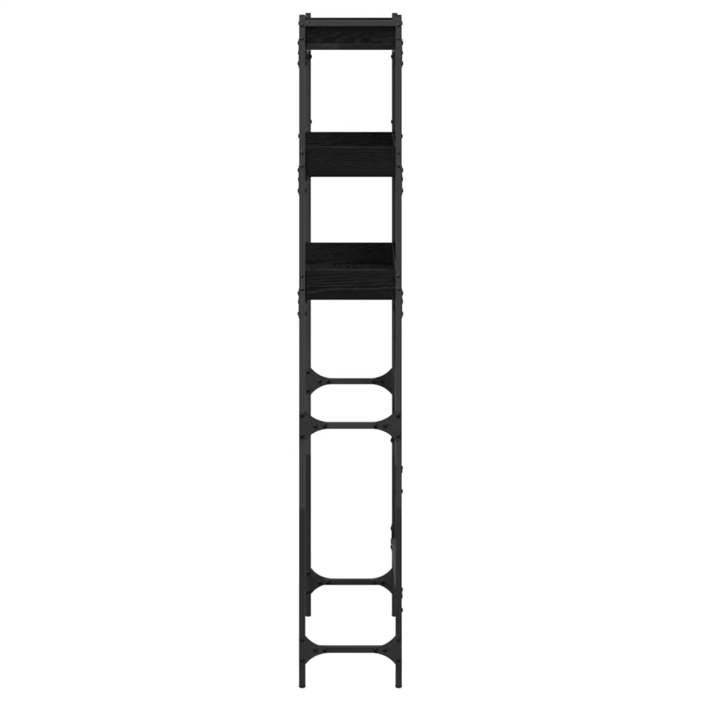 Mensola per lavatrice Rovere Nero 67 x 25 x 163 cm 883552